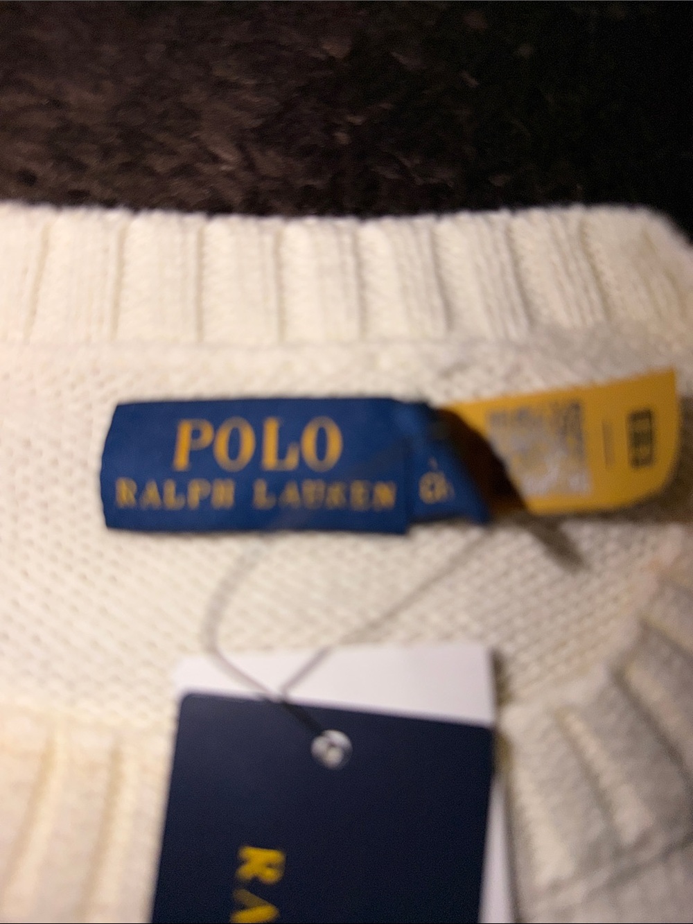 Polo Ralph Lauren Bear Sweater NWT - Picture 2 of 5